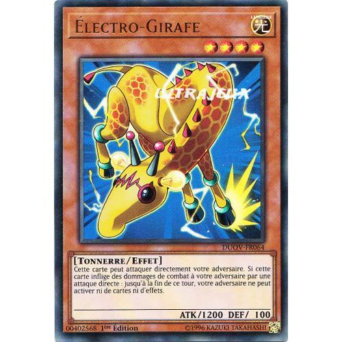 Yu-Gi-Oh! - Duov-Fr064 - Électro-Girafe - Ultra Rare