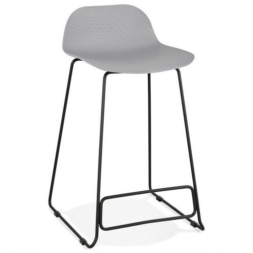 Tabouret De Bar "Blitz" 85cm Gris & Noir
