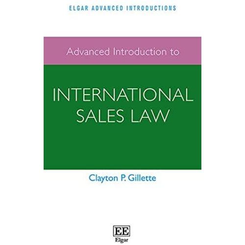 Advanced Introduction To International Sales Law