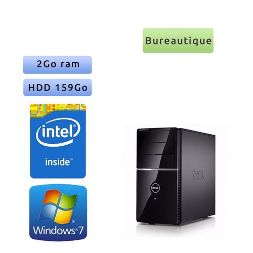 Dell Vostro 220 - Windows 7 - 440 2Go 159Go - PC Tour Bureautique Ordinateur