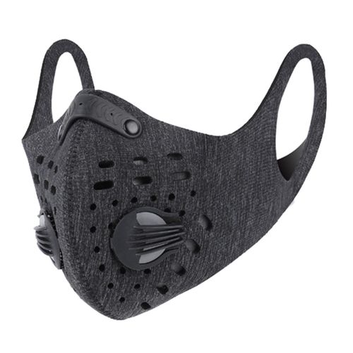 Demi-Masque Bouche De Filtre De Charbon Actif 5 Couches Anti Poussière Et Pollen Avec Filtre Supplémentaire Pour Cyclisme Moto Scooter Running Vélo Magideal Gris