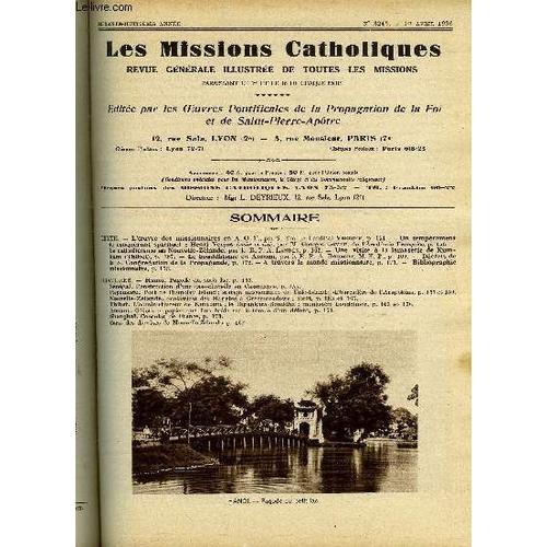 Les Missions Catholiques N° 3243 - L Oeuvre Des Missionnaires En A.O.F., Un Tempérament De Conquérant Spirituel : Henri Verjus Par Georges Goyau, Le Catholicisme En Nouvelle Zélande Par Le R.P.A.(...)