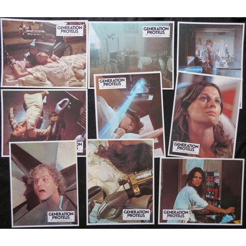 G?N?Ration Proteus - Demon Seed : Jeu De 9 Photos D'exploitation De Cin?Ma - Chaque Affiche 22,5x28,5 Cm - De Donald Cammell Avec Julie Christie, Fritz Weaver, Gerrit Graham, John O'leary - Film 1977