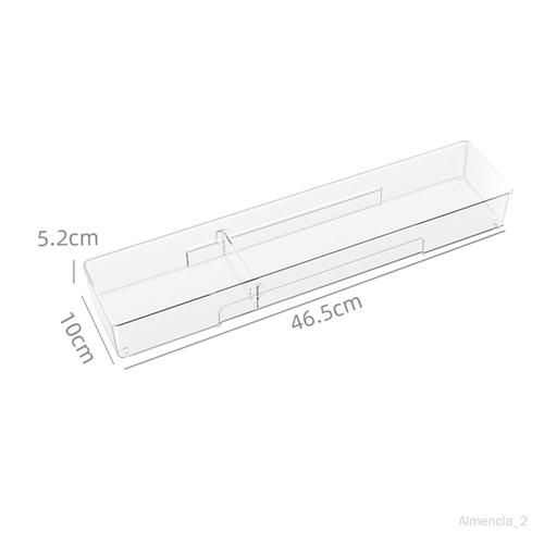 Diviseur boîte de rangement organisateur plateau compartiments 46,5x10x5,2cm 465x10x52cm