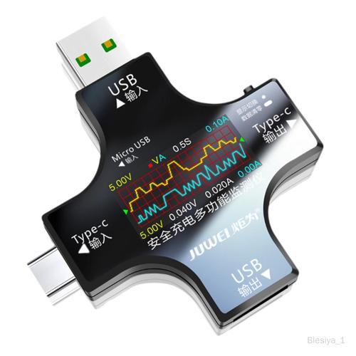 Testeur USB de Type C, écran couleur, voltmètre de courant de tension StyleB