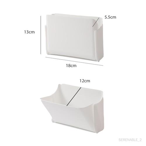 2 boîtes de rangement murales pratiques pour salle de bain, gain de place,