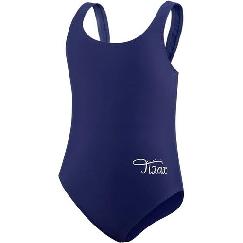 Tizax Maillot Anti Uv De Bain Une Pièce Fille Maillot De Bikini Athlétique Racerback Pour Enfant Sangle Épaisse