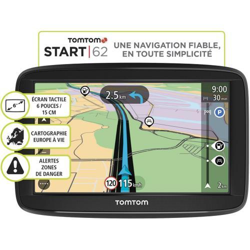 TomTom Start 62 - Navigateur GPS - automobile 6" grand écran