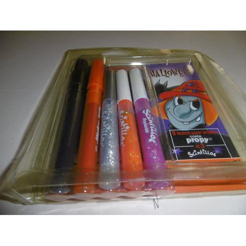 Kit De 2 Feutres Super Propy Et 3 Feutres Scintillos Petit Diable Reynolds