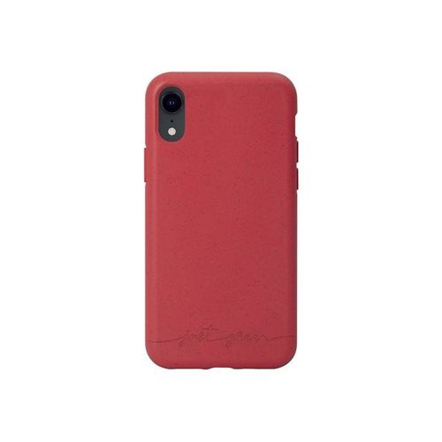 Just Green - Coque De Protection Pour Téléphone Portable - Matériau Végétal 100% Biodégradable Et Compostable - Rouge - Pour Apple Iphone Xr