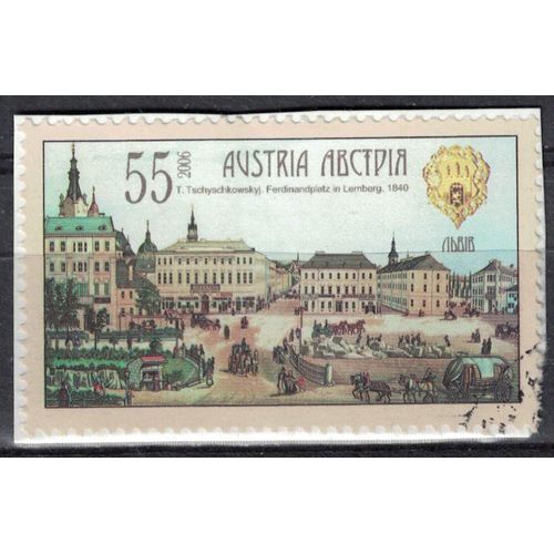 Autriche 2006 Oblitéré Used Ferdinandplatz Lemberg À Lviv Ukraine Su