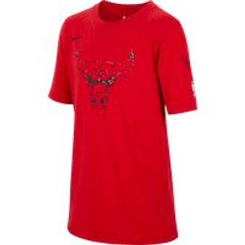 T-Shirt Nike Nba Chicago Bulls Essential Pour Ado (Garçon) - Rouge