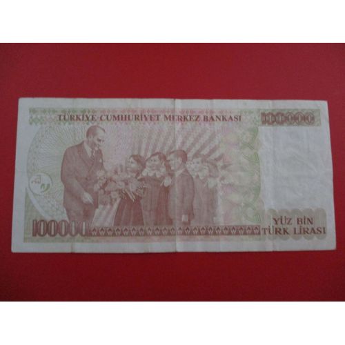 Billet 100000 Lires Turquie