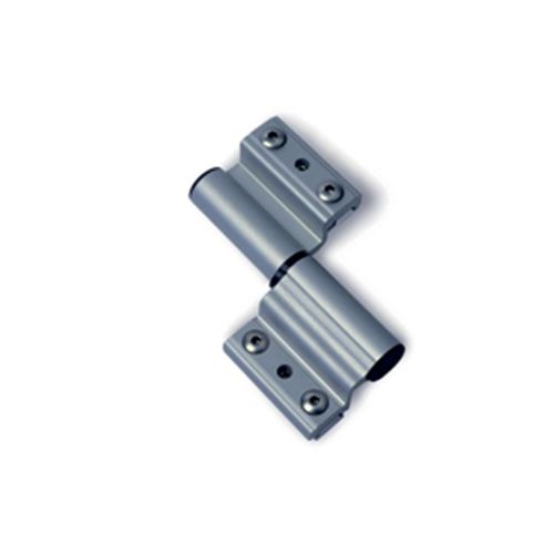Paumelle porte-fenêtre alu FAPIM pour dormant 14x18 - gris ral 9006 - 5671-G5