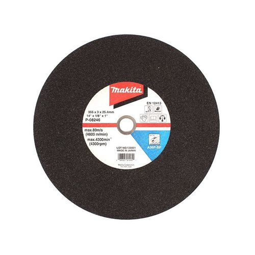 Lot de 5 disque à tronçonner métale 3x355MM A30P 2G MAKITA - B-16891-5
