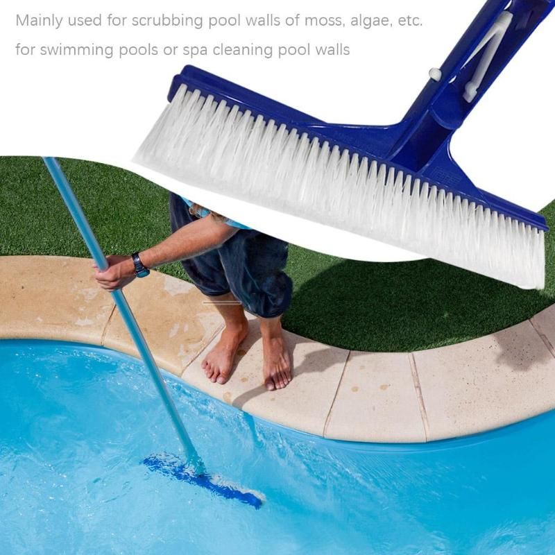Brosse de piscine en plastique propre resistante de 10 pouce... - 3