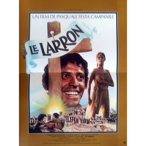 Le Larron (Il Ladrone) - Véritable Affiche De Cinéma Pliée - Format 40x60 Cm - De Pasquale Festa Campanile Avec Enrico Montesano, Edwige Fenech, Bernadette Lafont - 1979