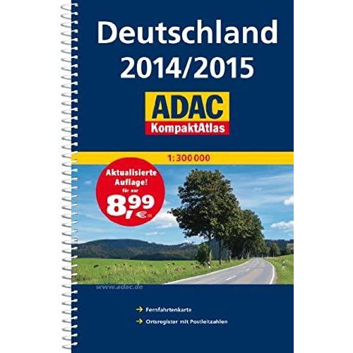 Adac Kompaktatlas Deutschland 2014/2015 1:300 000