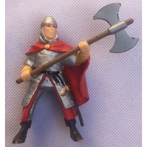Figurine Chevalier Avec Hache, Chevalerie, Moyen-Age, Château Fort