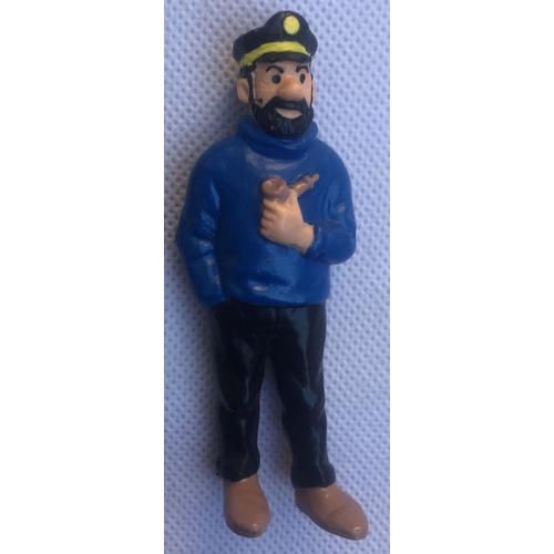 Figurine Capitaine Haddock Pipe Marron, Hergé, Tintin, Bd, Bande Dessinée