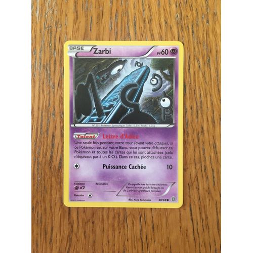 (385) Zarbi 30/98 Pokemon