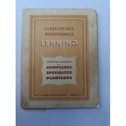 Laboratoires Lehning Répertoire Numérique