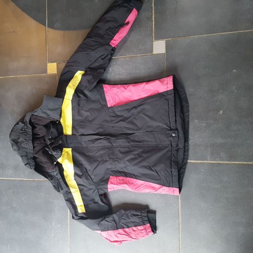 Manteau Ski Noir Rose Jaune 12 Ans