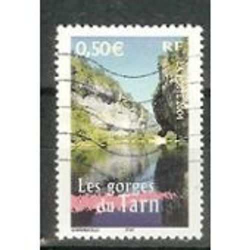 Timbre Oblitéré Les Gorges Du Tarn Série Portraits Des Régions La France À Voir, Yvert Et Tellier N°3704