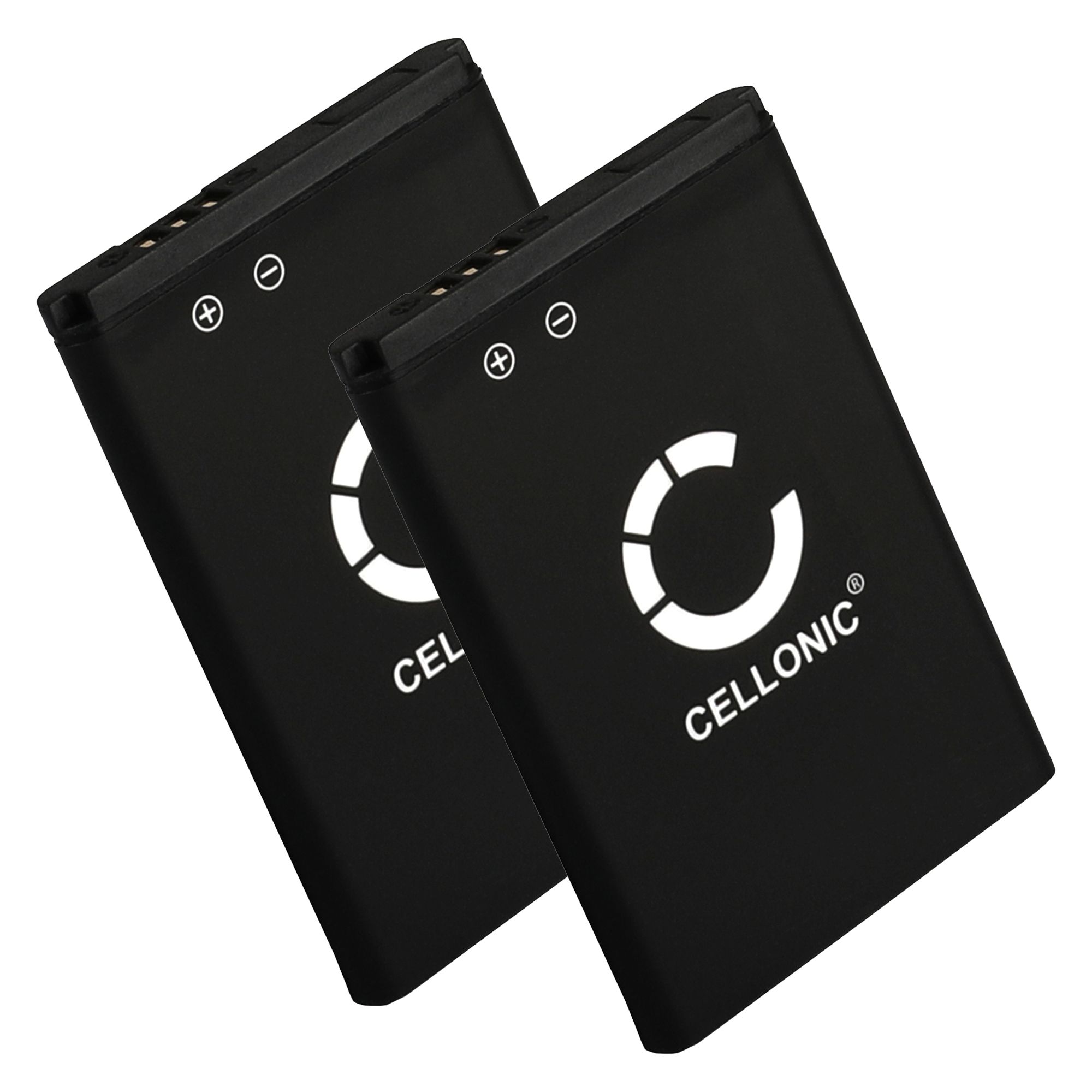 2x Batterie Pour Téléphone Portable Samsung Gt-C3520 / Gt-E2530 / Gt-E1190 / Gt-E1150 / Gt-E1080 / Gt-E1050 / Sgh-E250 / Sgh-E900 / Sgh-C270 / Sgh-