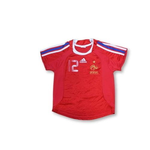 Maillot De Football Vintage Extérieur Enfant Equipe De France N°12 Henry 2008-2009