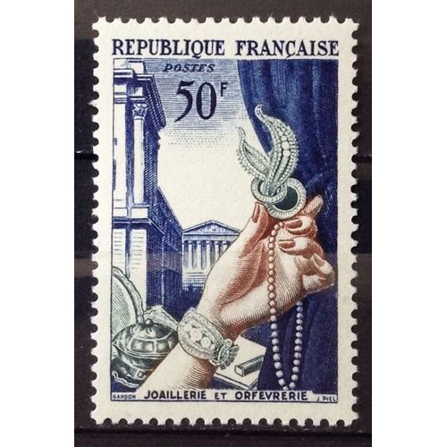 Productions De Luxe - Métiers D'art 1954 - Joaillerie, Orfèvrerie Et La Madeleine 50f (Impeccable N° 973) Neuf** Luxe (= Sans Trace De Charnière) - Cote 3,00 - France Année 1954 - N28196