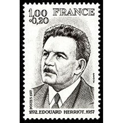 Timbre Edouard Herriot (Emission De 1977)