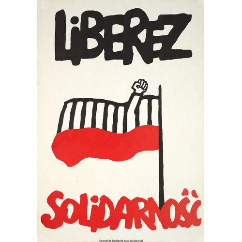 Affiche Liberez Solidarnosc