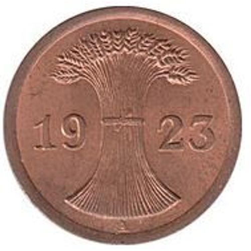 Pièce 2 Pfennigs Allemagne - 1923 A