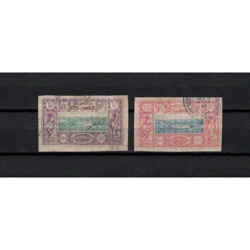 N° 11 & 12 Timbres Cote Des Somalis Obliteres De 1894