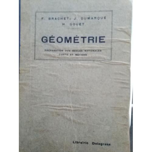 Geometrie - Préparation Aux Écoles Nationales D'arts Et Métiers