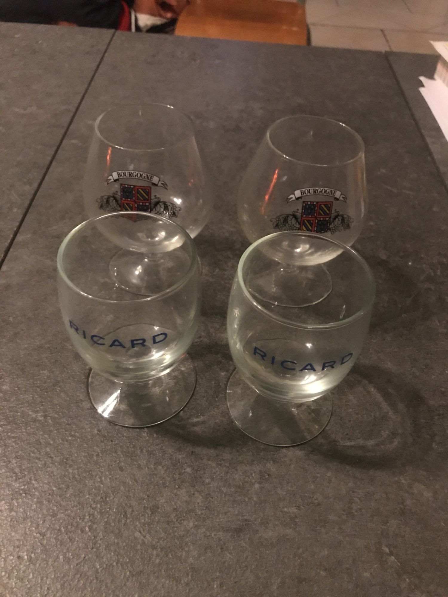 Lot de 2 verres ballons, Ricard