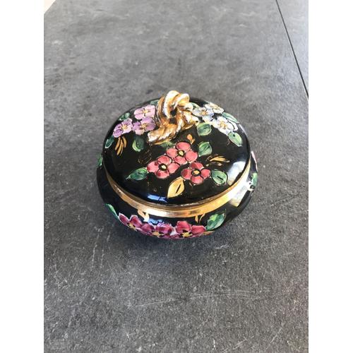 Ancienne Bonbonniere Ceramique Monaco Pugi Decor Fait Main Or Rakuten
