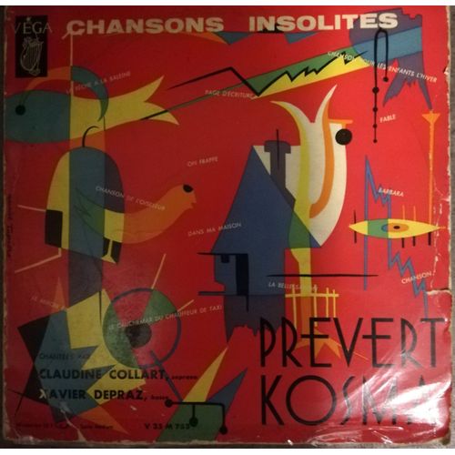Chansons Insolites Prevert Kosma