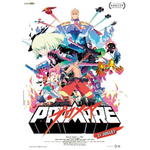 Promare - Véritable Affiche De Cinéma Pliée - Format 40x60 Cm - De Hiroyuki Imaishi Avec Les Voix De Kenichi Matsuyama, Ayane Sakura, Tetsu Inada - Animation - 2019