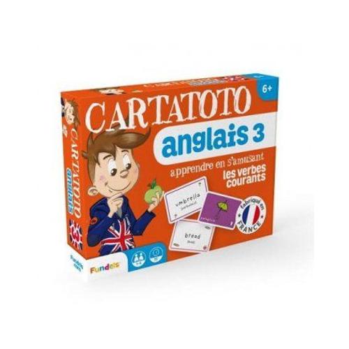 Apprendre En S'amusant Les Verbes Courants - Cartatoto Anglais 6 Ans+ - Jeu Educatif 110 Cartes