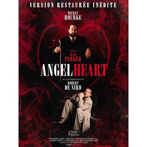 Angel Heart (Aux Portes De L'enfer) - Véritable Affiche De Cinéma Pliée - Format 40x60 Cm - De Alan Parker Avec Mickey Rourke, Robert De Niro, Lisa Bonet, Charlotte Rampling - 1987 Réédition 2019