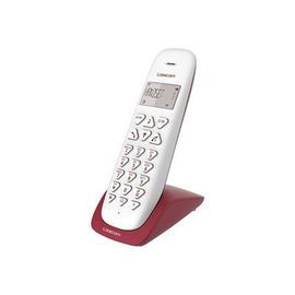 Logicom VEGA 150 - Téléphone sans fil avec ID d'appelant - DECT - framboise