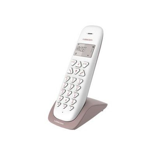 Logicom VEGA 150 - Téléphone sans fil avec ID d'appelant - DECT - gris taupe