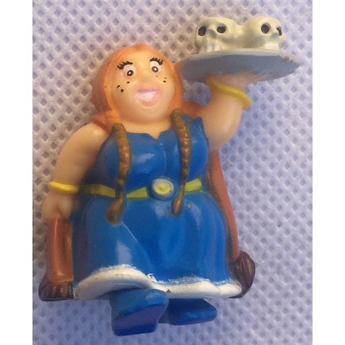 Figurine Kinder Femme De Grossbaf, Astérix Et Les Vikings, Obélix, Bd, Uderzo, Goscinny, Bande Dessinée,