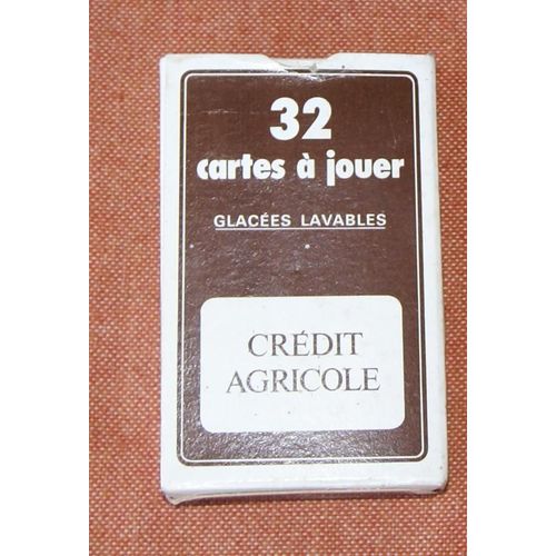 32 Cartes À Jouer Credit Agricole Heron