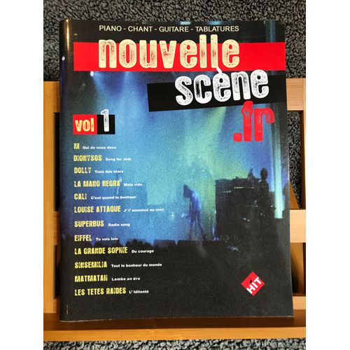 Nouvelle Scène Volume 1 Recueil Chant Piano Accords Tablature Hit Diffusion