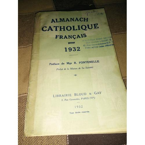 Almanach Catholique Pour 1932
