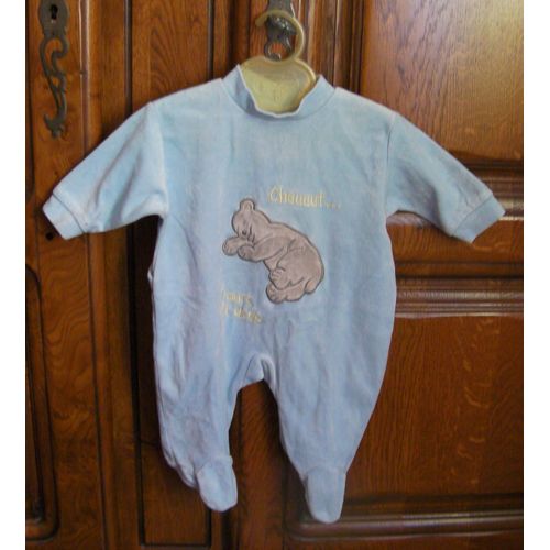 Pyjama Bleu Ciel - Taille 1 Mois