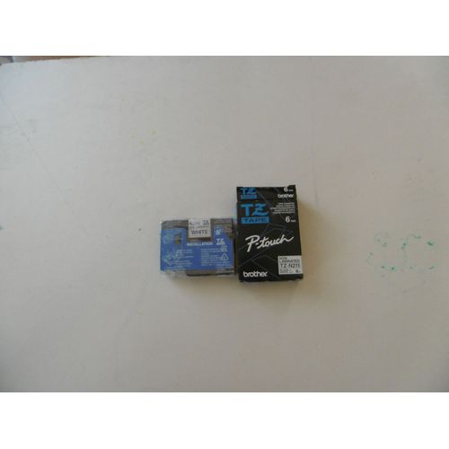 Ruban Cassette Brother P Touch Non Lamine Tz-N 211 Fond Blanc Ecriture Noire